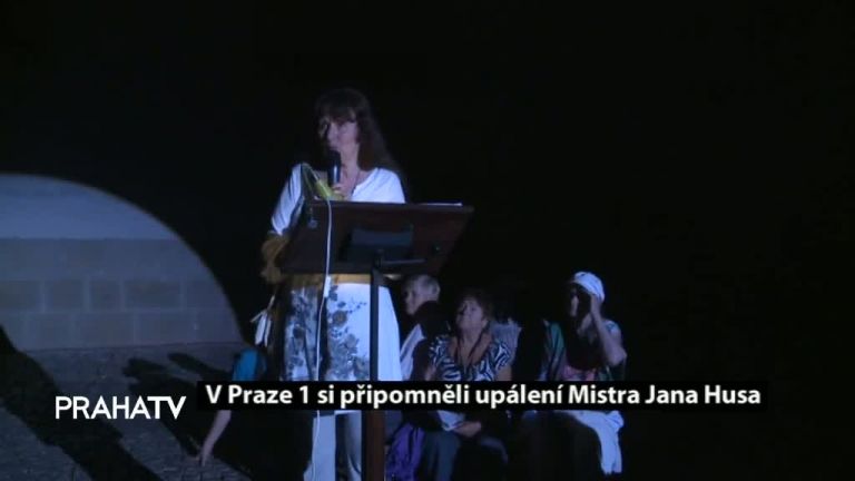 V Praze 1 si připomněli upálení Mistra Jana Husa