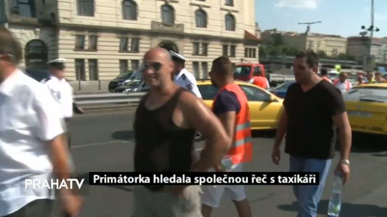 Primátorka hledala společnou řeč s taxikáři