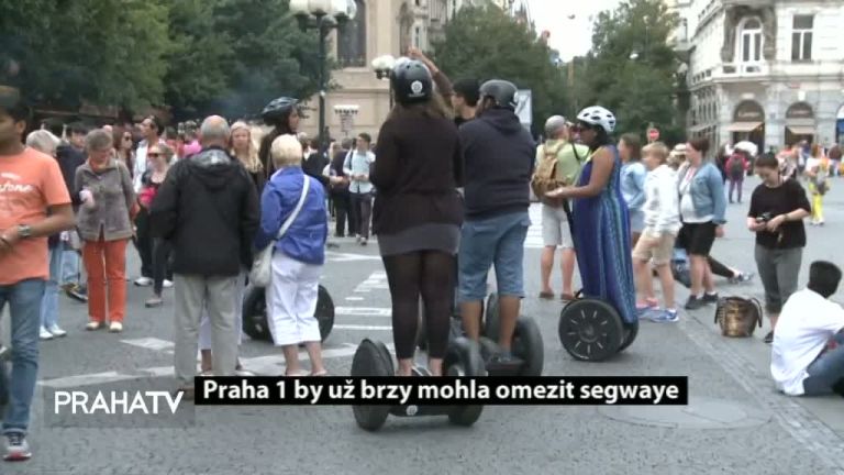 Praha 1 by už brzy mohla omezit segwaye