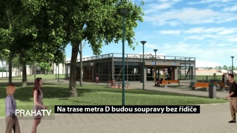 Na trase metra D budou soupravy bez řidiče