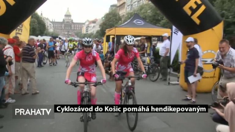 Cyklozávod z Prahy do Košic pomáhá hendikepovaným