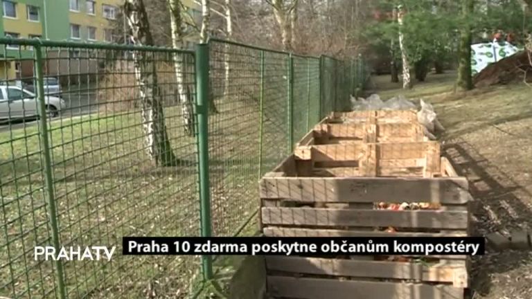 Praha 10 zdarma poskytne občanům kompostéry