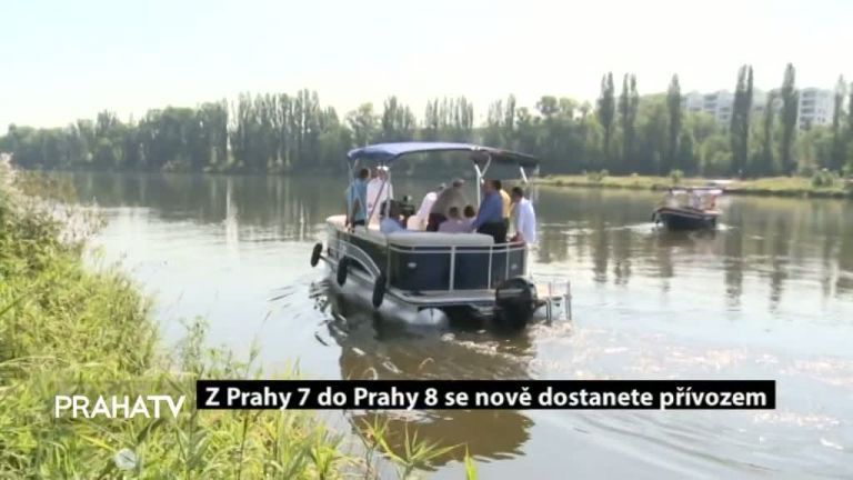 Z Prahy 7 do Prahy 8 se nově dostanete přívozem