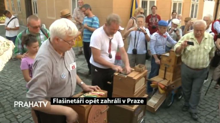 Flašinetáři opět zahráli v Praze
