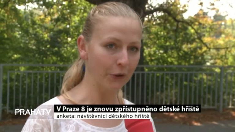 V Praze 8 je znovu zpřístupněno dětské hřiště