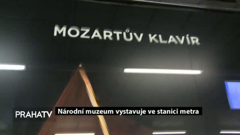 Národní muzeum vystavuje ve stanici metra