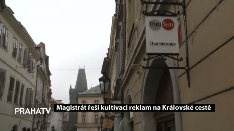 Magistrát řeší kultivaci reklam na Královské cestě