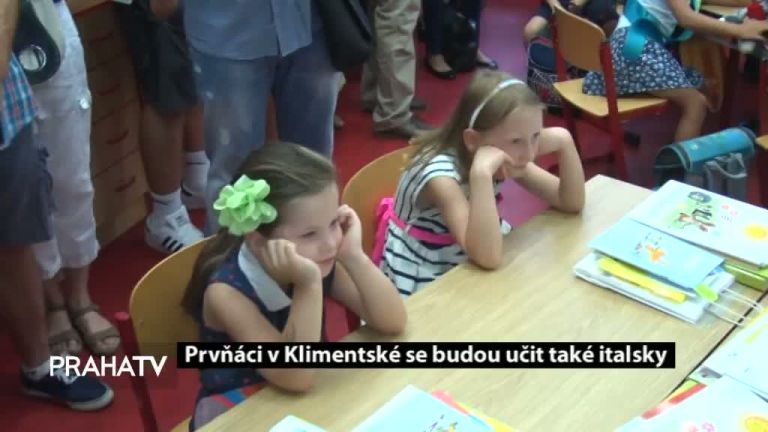 Prvňáci v Klimentské se budou učit také italsky