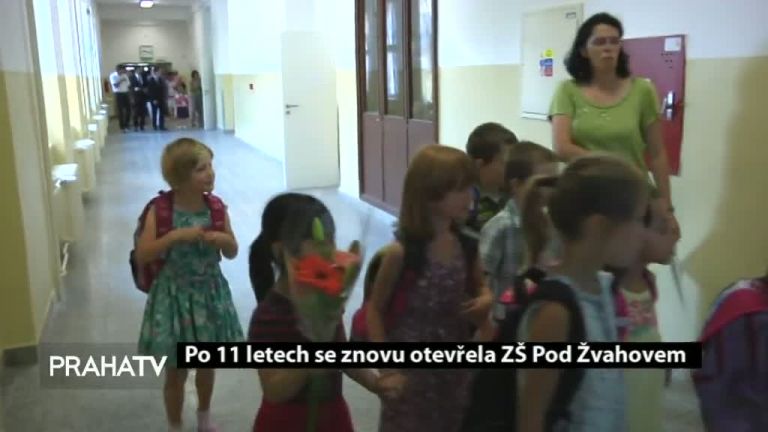 Po 11 letech se znovu otevřela ZŠ Pod Žvahovem