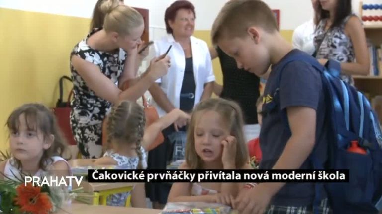 Čakovické prvňáčky přivítala nová moderní škola