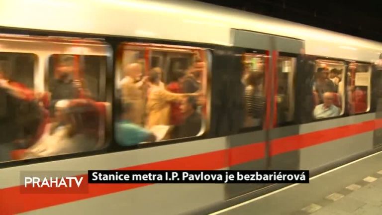 Stanice metra I.P. Pavlova je bezbariérová