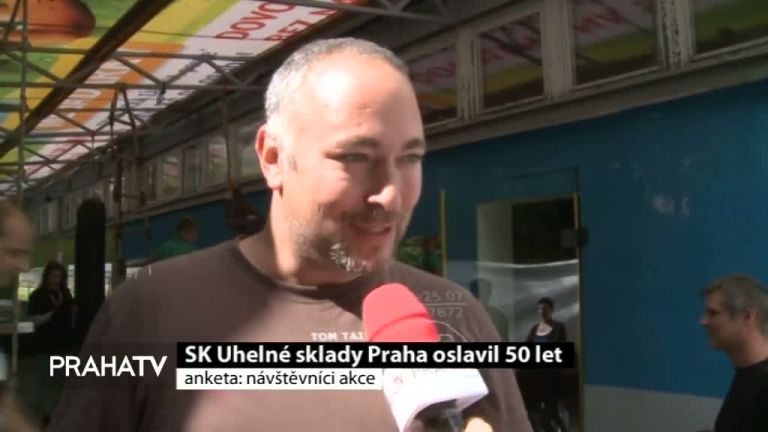 SK Uhelné sklady Praha oslavily 50 let