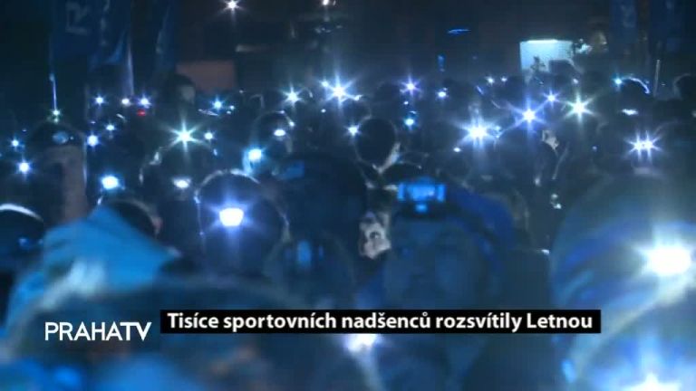 Tisíce sportovních nadšenců rozsvítily Letnou