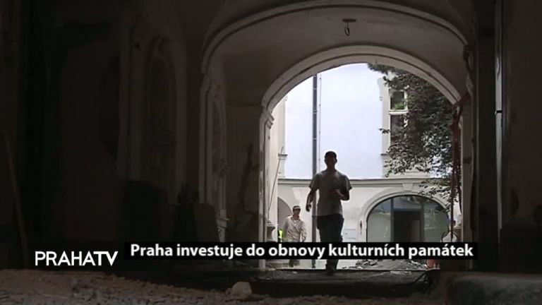 Praha investuje do obnovy kulturních památek