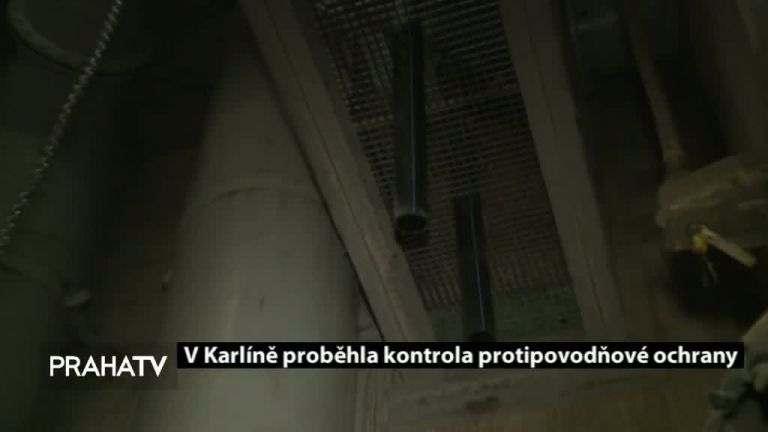 V Karlíně proběhla kontrola protipovodňové ochrany