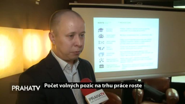 Počet volných pozic na trhu práce roste