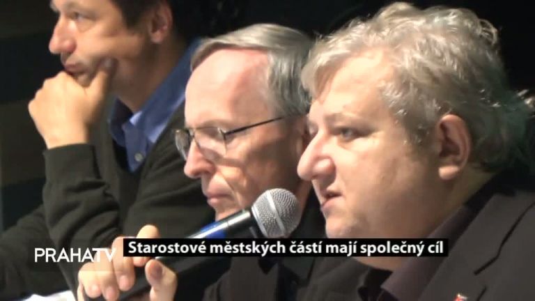 Starostové městských částí mají společný cíl