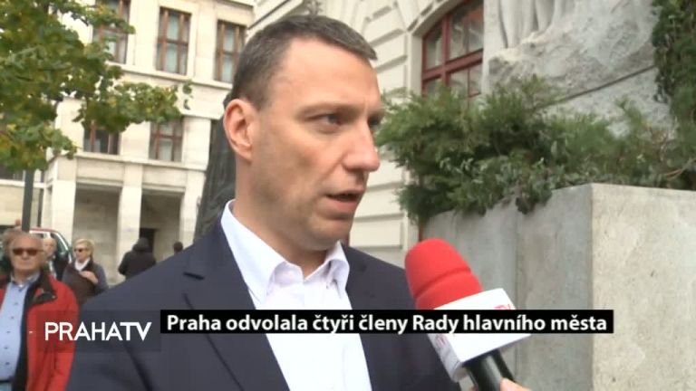 Praha odvolala čtyři členy Rady hlavního města