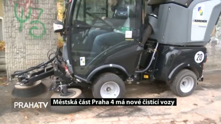 Městská část Praha 4 má nové čistící vozy