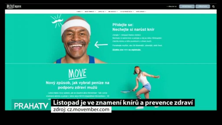 Listopad je ve znamení knírů a prevence zdraví