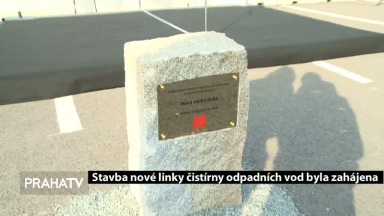Stavba nové linky čistírny odpadních vod byla zahájena