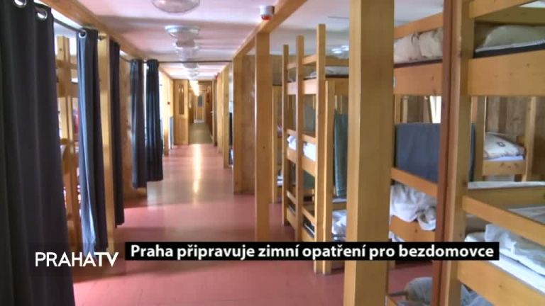 Praha připravuje zimní opatření pro bezdomovce
