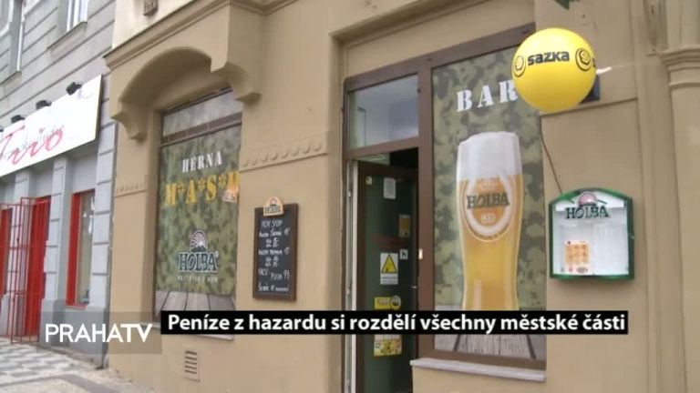 Peníze z hazardu si rozdělí všechny městské části