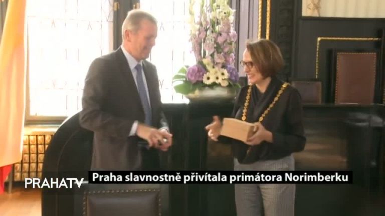 Praha slavnostně přivítala primátora Norimberku