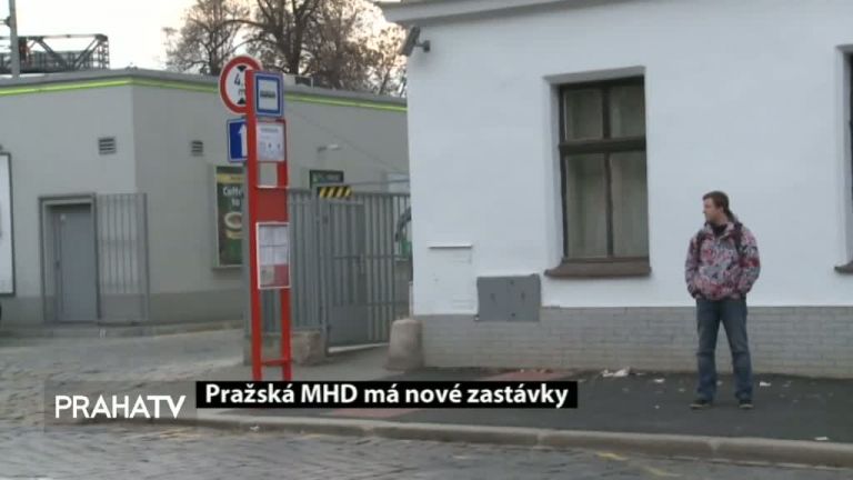 Pražská MHD má nové zastávky