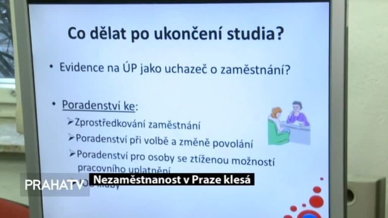 Nezaměstnanost v Praze klesá