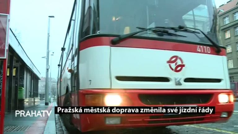 Pražská městská doprava změnila své jízdní řády