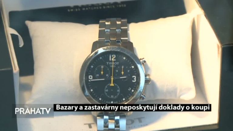 Bazary a zastavárny neposkytují doklady o koupi