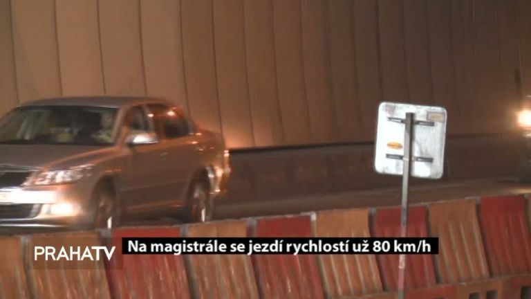 Na magistrále se jezdí rychlostí už 80 km/h