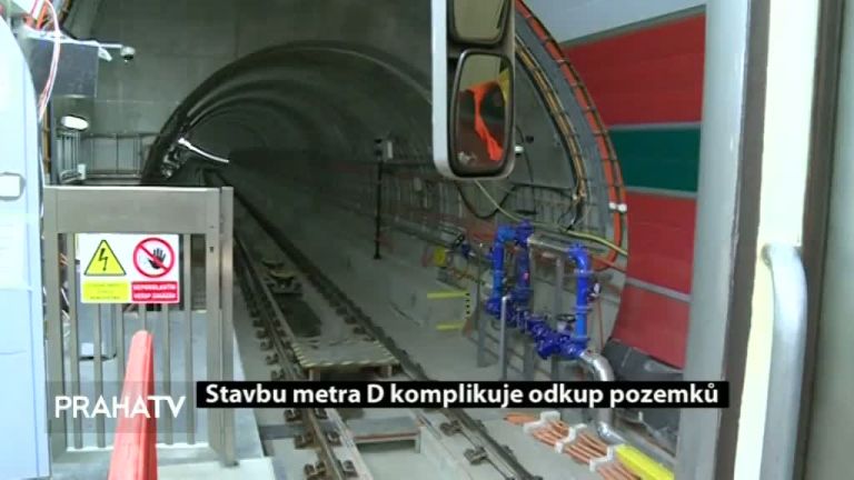 Stavbu metra D komplikuje odkup pozemků