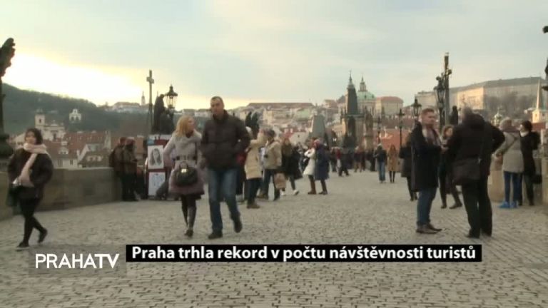 Praha trhla rekord v počtu návštěvnosti turistů