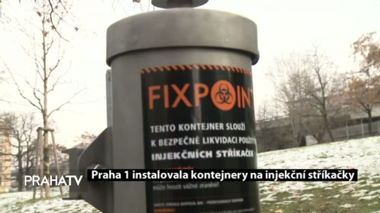 Praha 1 instalovala kontejnery na injekční stříkačky