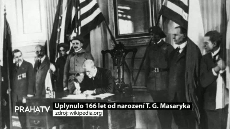 Uplynulo 166 let od narození T. G. Masaryka