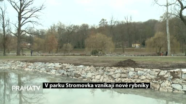 V parku Stromovka vznikají nové rybníky