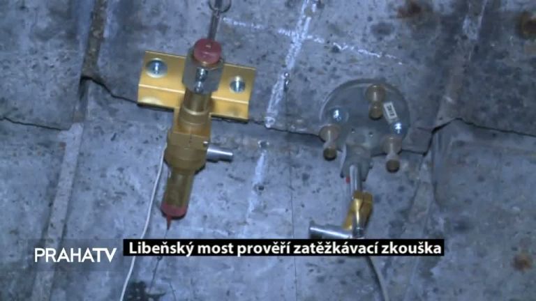 Libeňský most prověří zatěžkávací zkouška