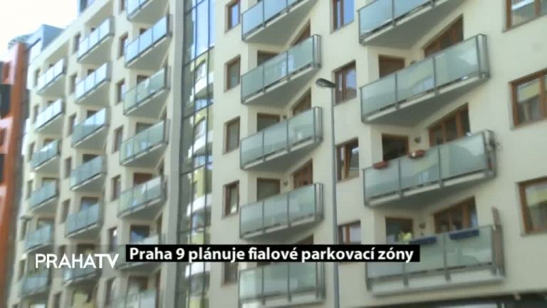 Praha 9 plánuje fialové parkovací zóny