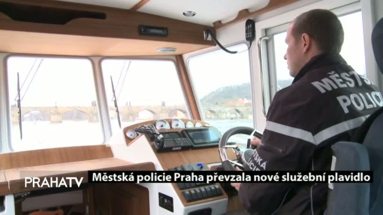 Městská policie Praha převzala nové služební plavidlo