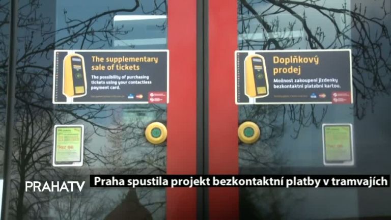 Praha spustila projekt bezkontaktní platby v tramvajích