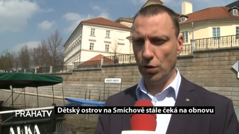 Dětský ostrov na Smíchově stále čeká na obnovu