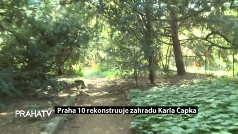 Praha 10 rekonstruuje zahradu Karla Čapka