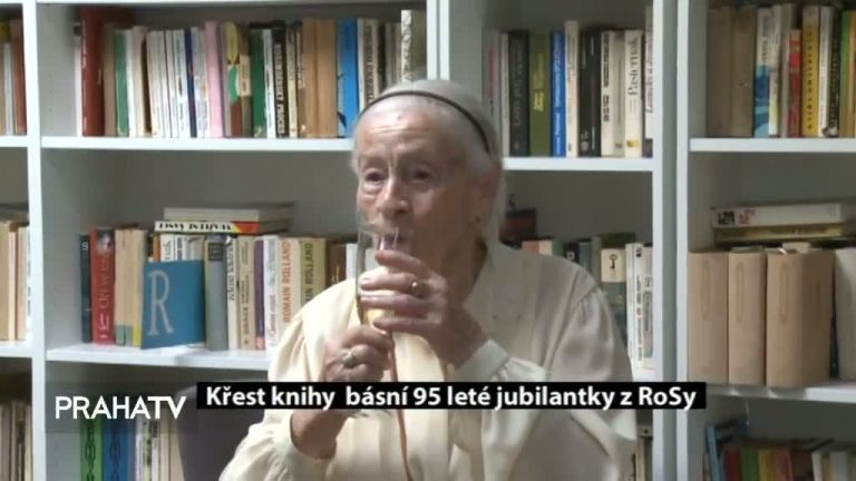 Křest knihy básní 95leté jubilantky z RoSy