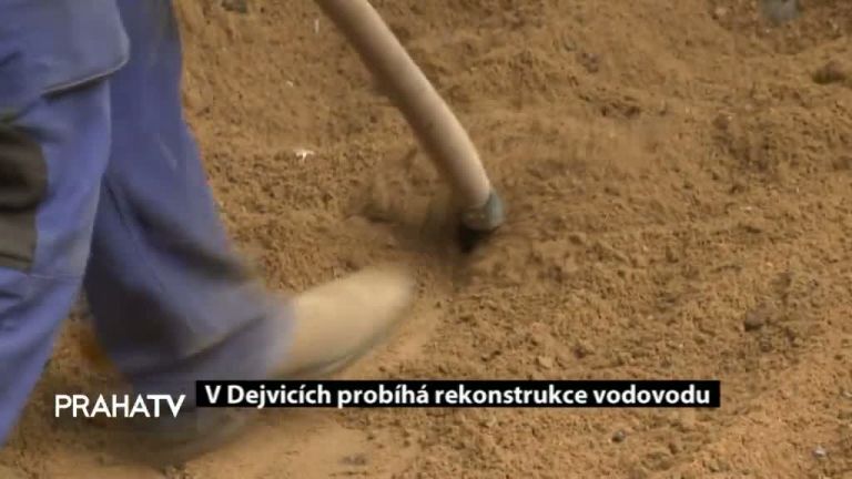 V Dejvicích probíhá rekonstrukce vodovodu