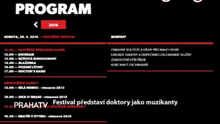 Festival představí doktory jako muzikanty 