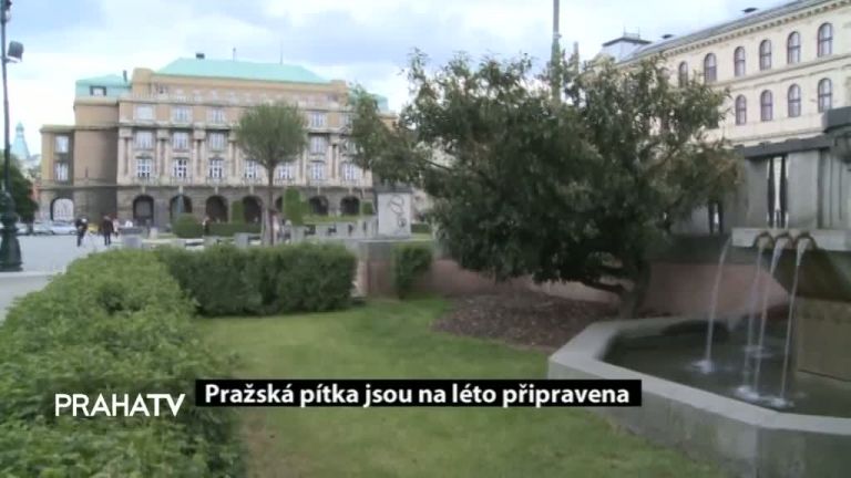 Pražská pítka jsou na léto připravena