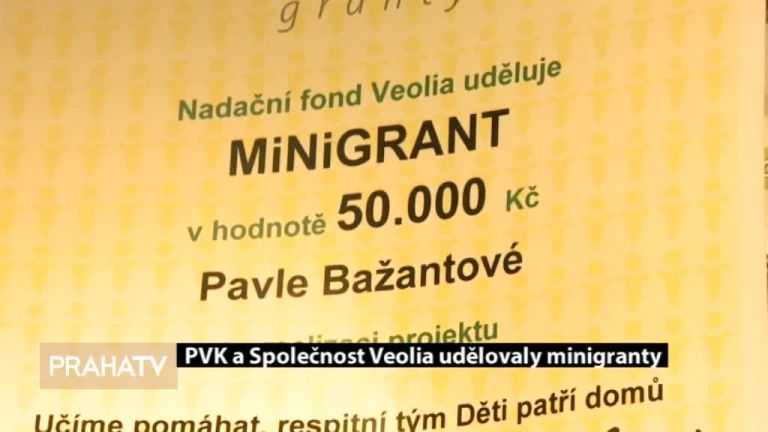 PVK a NF Veolia udělovaly minigranty