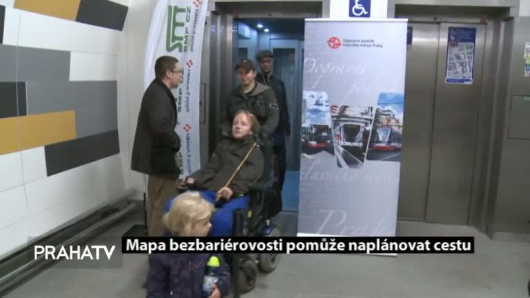 Mapa bezbariérovosti pomůže naplánovat cestu